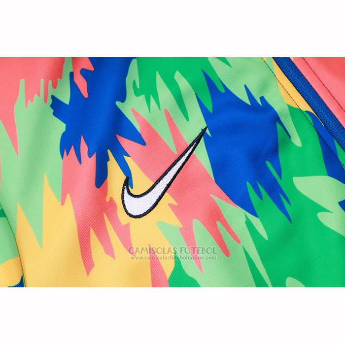 Jaqueta de Treinamento Brasil Crianca 2025-2026 Multicolor